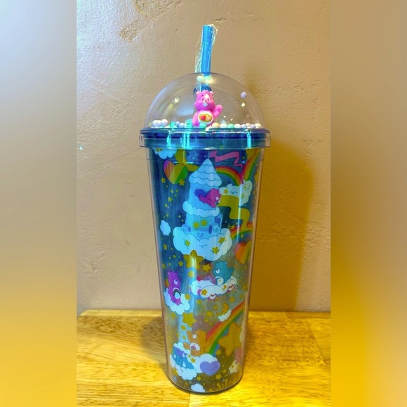 Care Bears Tumbler Made By Silver Buffalo. Hearts Rainbows Magic. Brand New! - Picture 6 of 8